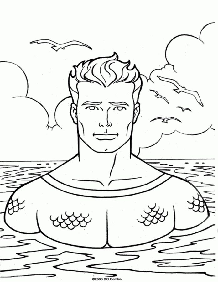 Coloring Pages Aquaman, Printable For Kids Amp Adults, Free 696x900 Coloring Pages Aquaman, Printable For Kids Amp Adults, Free
