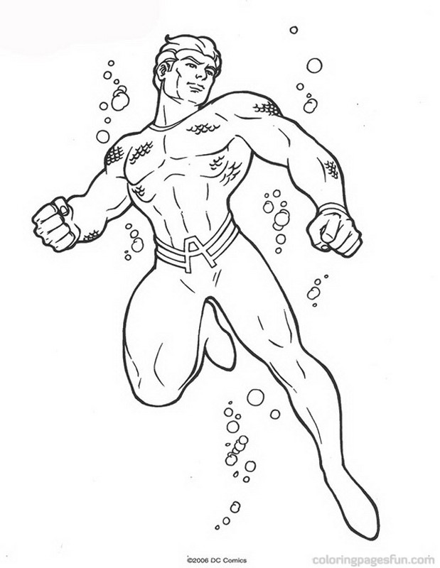 Aquaman Coloring Pages 619x800 Aquaman Coloring Pages