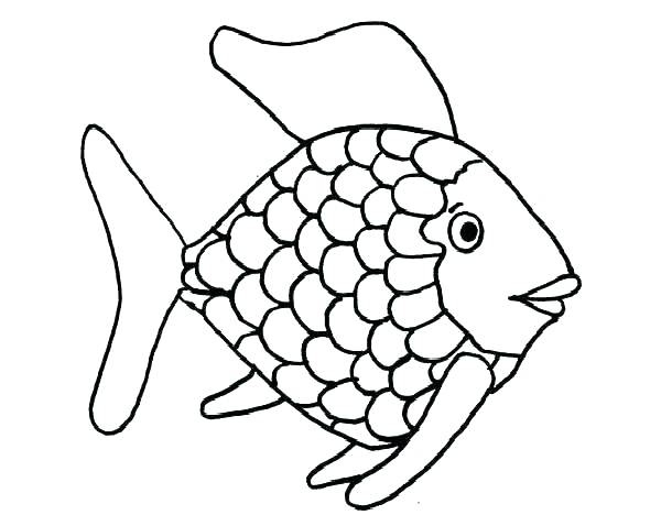 600x468 Realistic Fish Coloring Pages Fish Coloring Page Coloring Pages