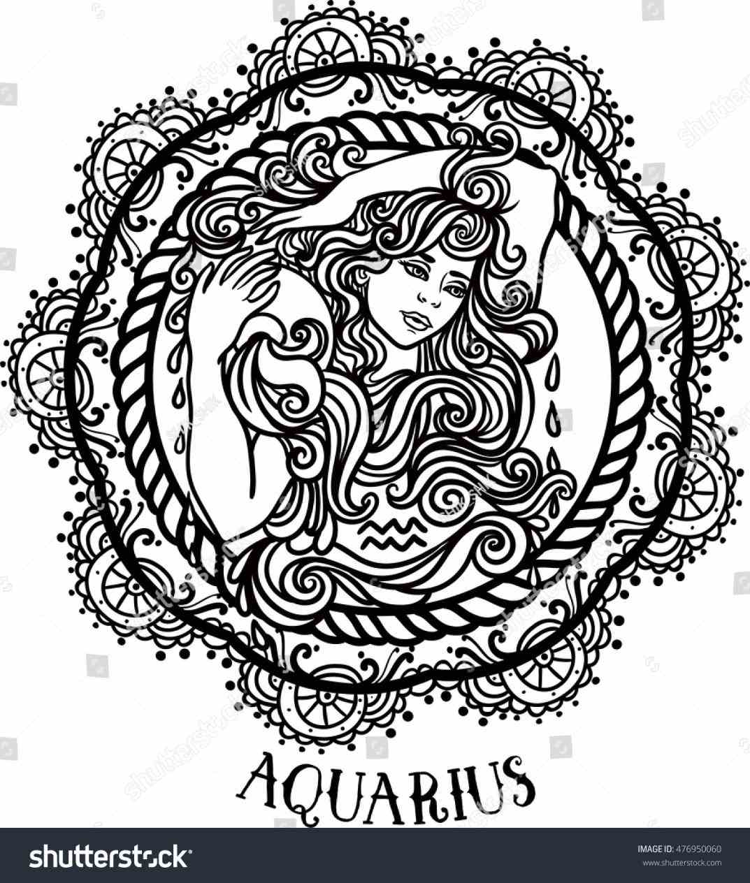 Aquarius Coloring Pages at GetColorings.com | Free printable colorings ...