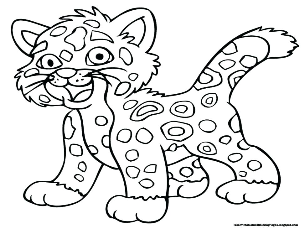 974x731 Coloring Pictures Cheetah Cubs Printable Coloring Ar Coloring Page
