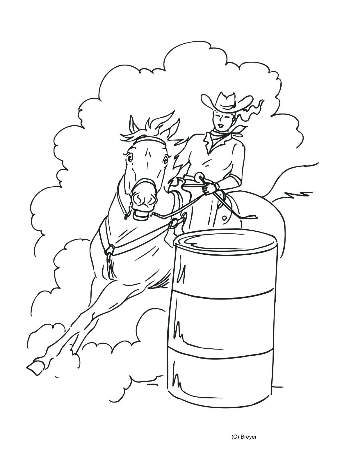 1200x1632 Coloring Pages ~ Horses Coloring Pages Barrel Racing Realistic