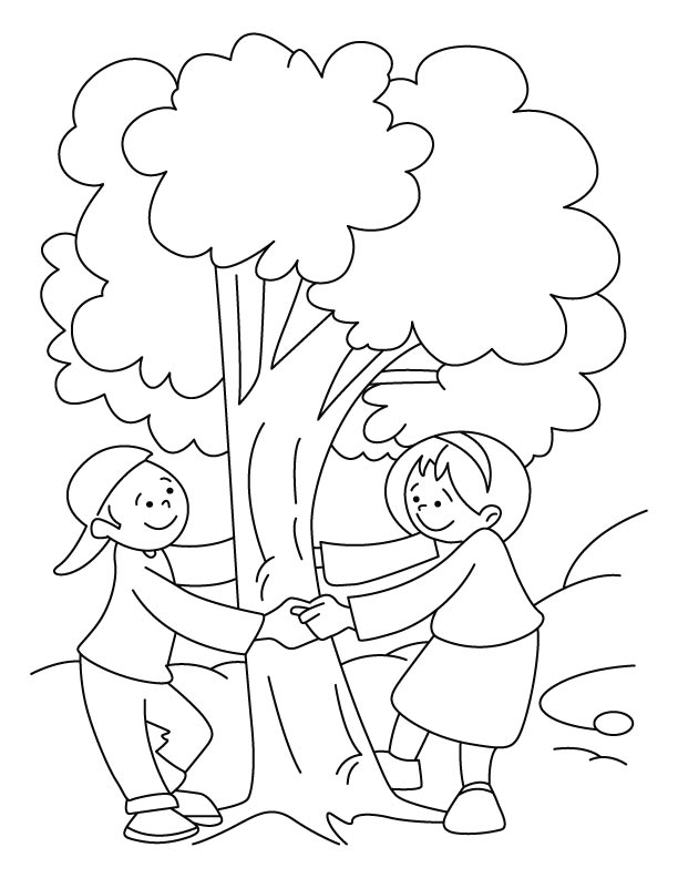 612x792 Top Arbor Day Coloring Pages For All Ages Downloadable