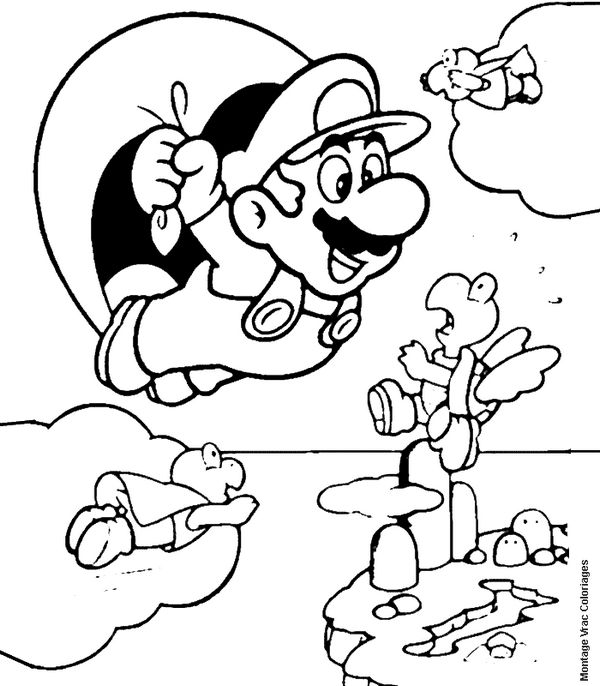 600x686 Desenhos Do Mario Para Colorir Imprimir.jpg Coloring