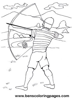 239x336 Archer Coloring Pages For Children