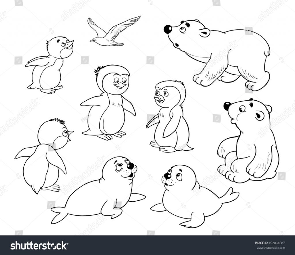 1024x887 Arctic Animals Colouring Pages Coloring General Free Page