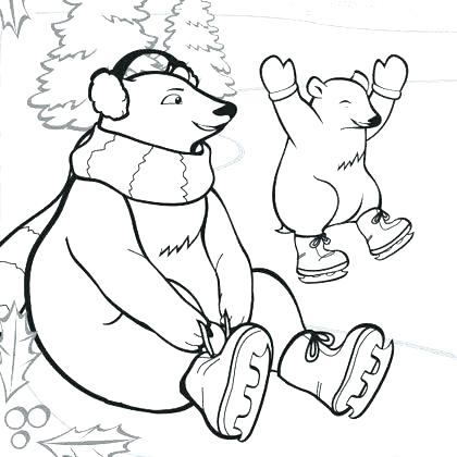 Arctic Coloring Pages Arctic Animal Coloring Pages Polar Animal 420x420 Arctic Coloring Pages Arctic Animal Coloring Pages Polar Animal