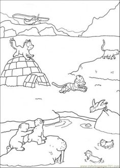 Polar Animals Printable Templates Amp Coloring Pages 236x331 Polar Animals Printable Templates Amp Coloring Pages