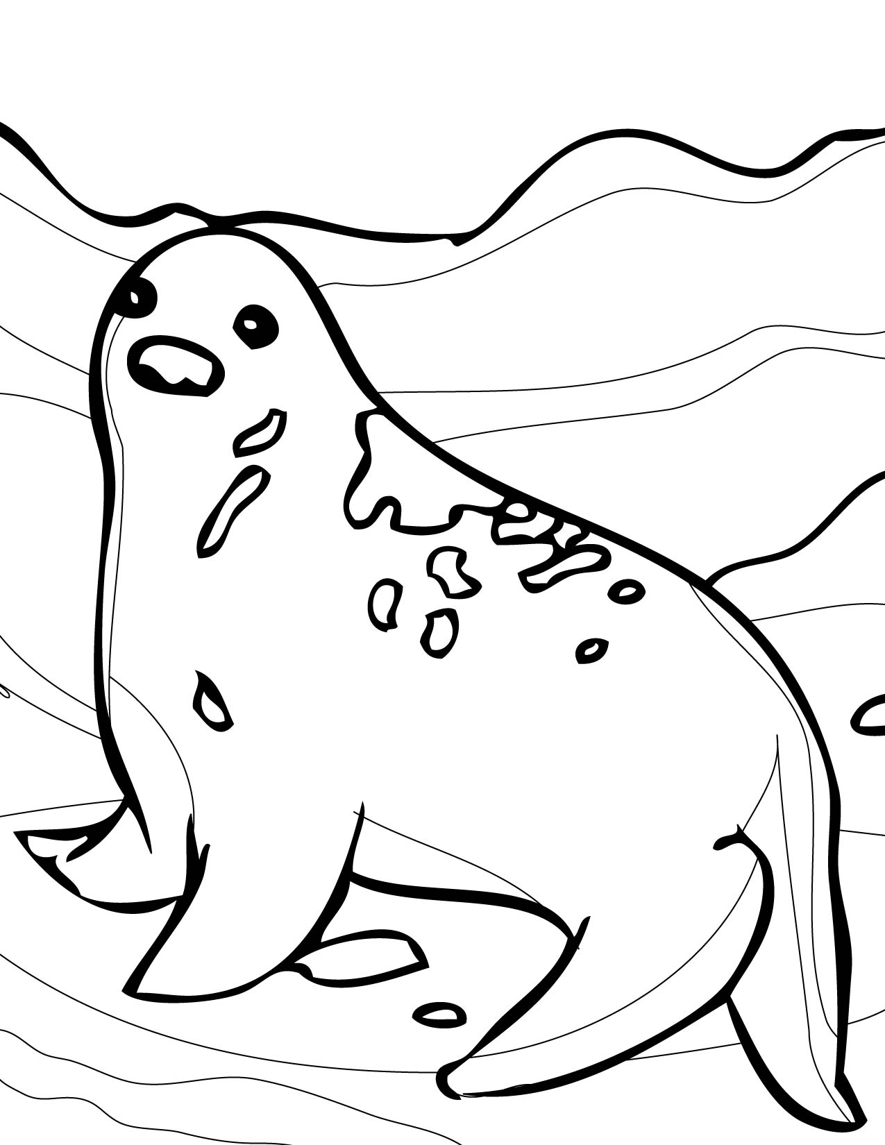 Arctic Animals Adult Coloring Pages Free 1275x1650 Arctic Animals Adult Coloring Pages Free