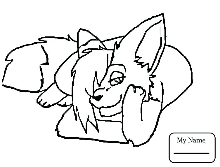 Arctic Fox Coloring Page Cartoon Foxes Mammals Cute Arctic Fox 753x573 Arctic Fox Coloring Page Cartoon Foxes Mammals Cute Arctic Fox