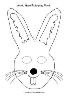 Arctic Hare Role Play Mask (Sb10263) 235x333 Arctic Hare Role Play Mask (Sb10263)