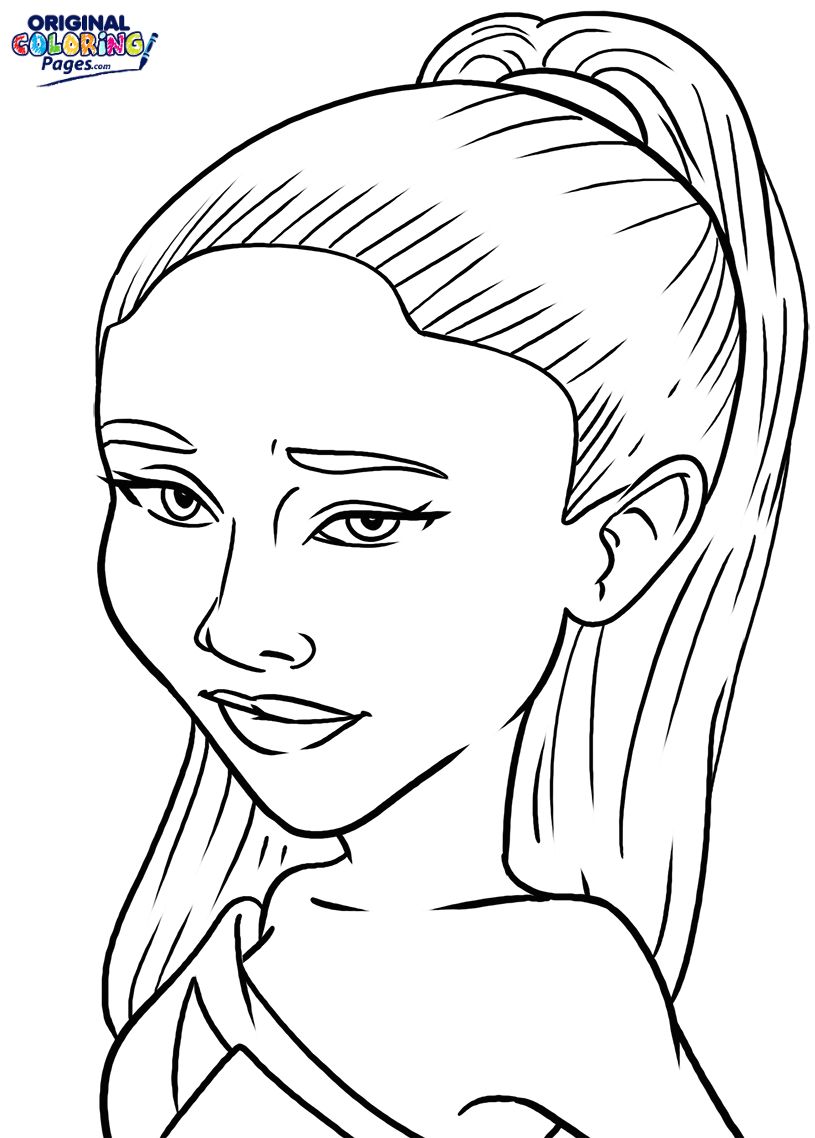 Ariana Grande Coloring Pages at GetColorings.com | Free printable ...