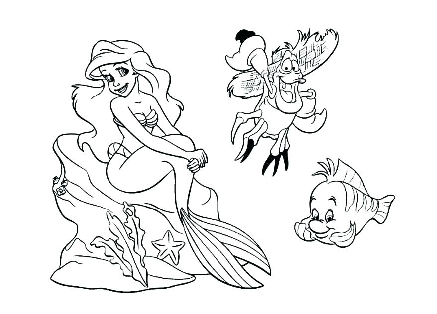 Cartoon Archives A Page 6 Of A Coloring Pages Kids Little Mermaid 878x631 Cartoon Archives A Page 6 Of A Coloring Pages Kids Little Mermaid