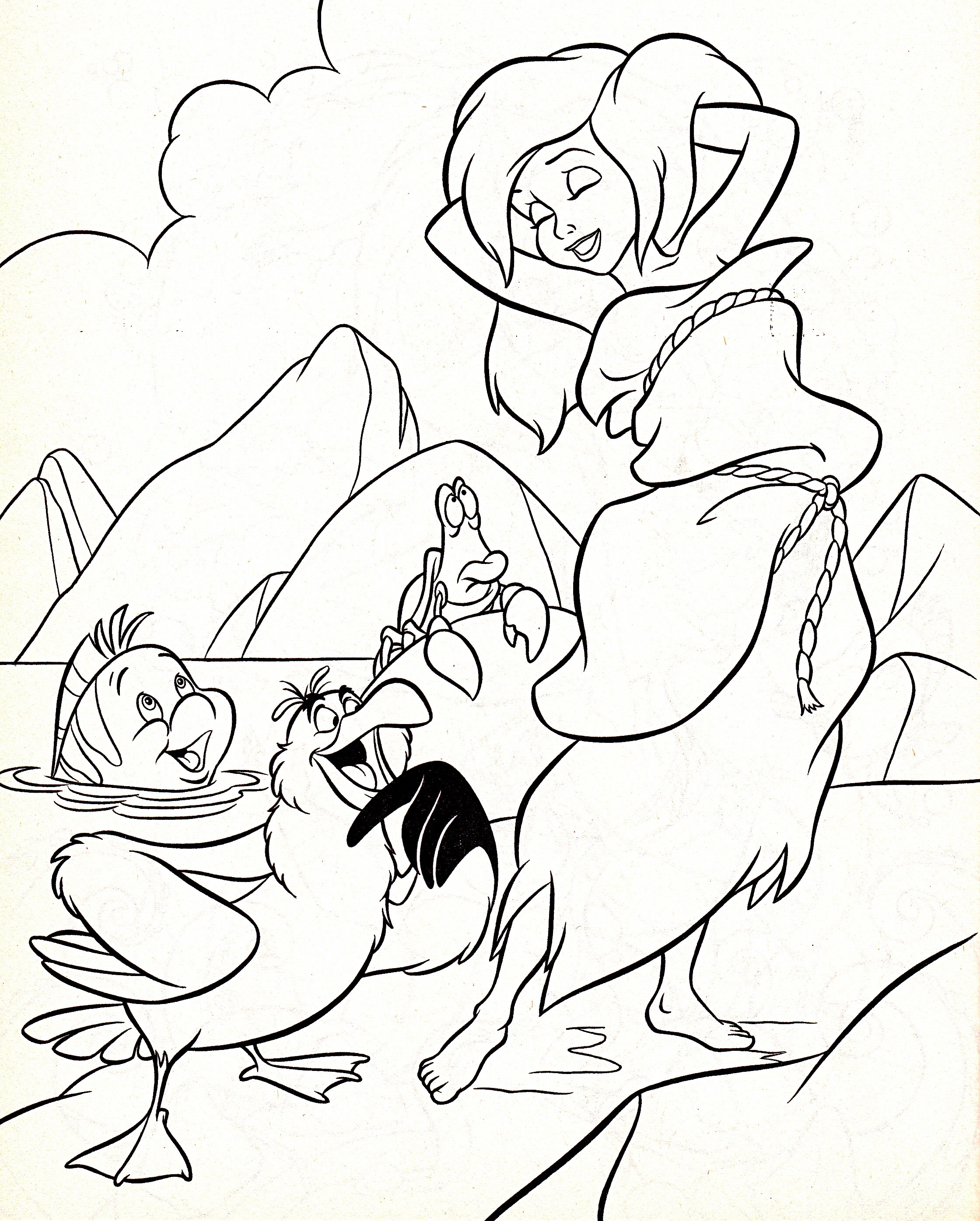 The Little Mermaid Coloring Pages Scuttle Fresh Walt Disney 2240x2791 The Little Mermaid Coloring Pages Scuttle Fresh Walt Disney
