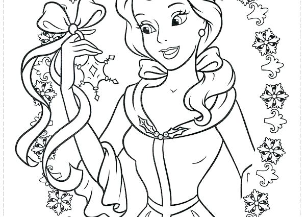 600x425 Princess Christmas Coloring Pages Coloring Pages Princess Coloring