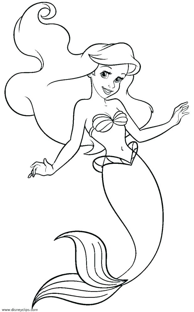618x994 Princess Ariel Coloring Pages Princess Coloring Pages