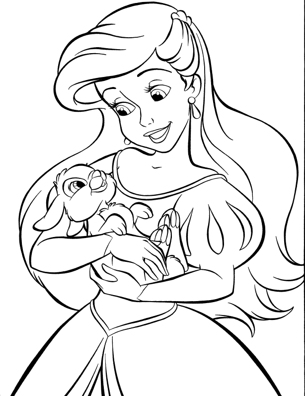 614x797 Ariel Coloring Pages 10 Coloringpagehub