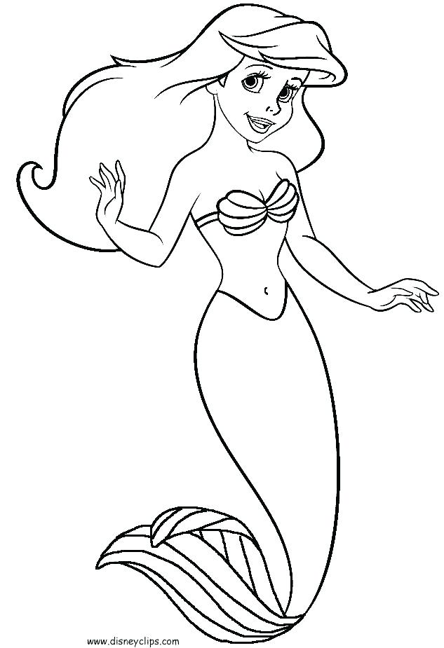 Ariel Coloring Page 633x925 Ariel Coloring Page