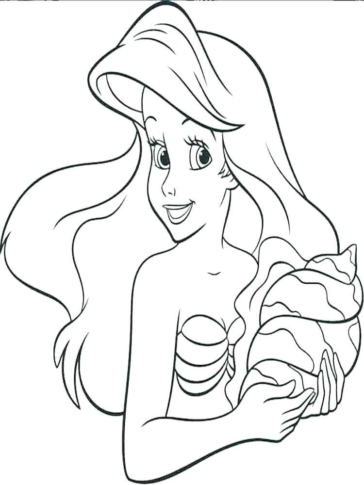 Ariel Coloring Pages Pdf at GetColorings.com | Free printable colorings ...