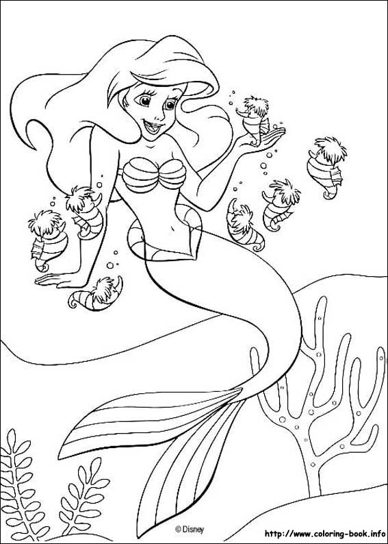 The Little Mermaid Coloring Pages On Coloring 567x794 The Little Mermaid Coloring Pages On Coloring