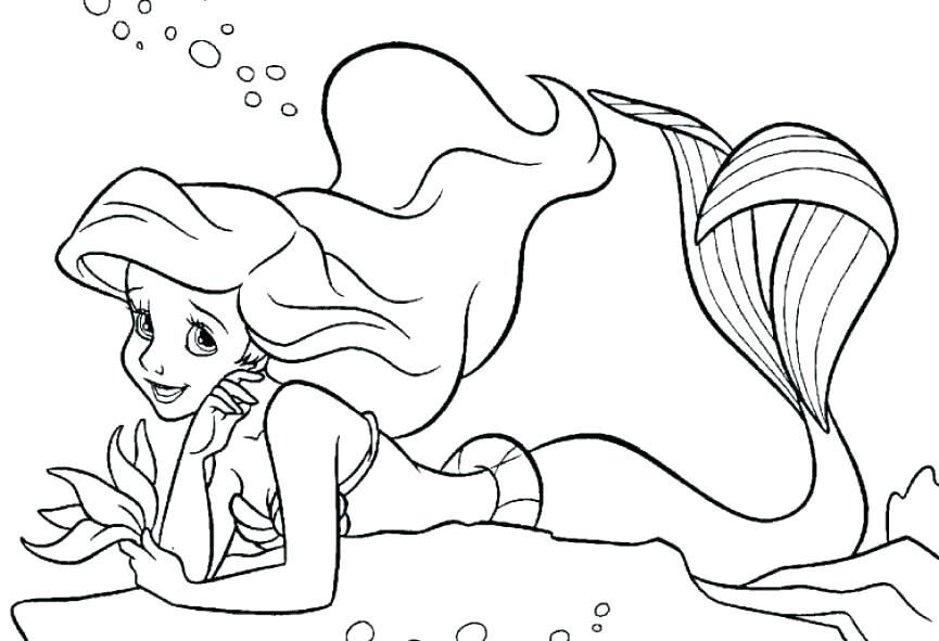 865x591 Ariel Mermaid Coloring Page Coloring Pages Mermaid Coloring Pages