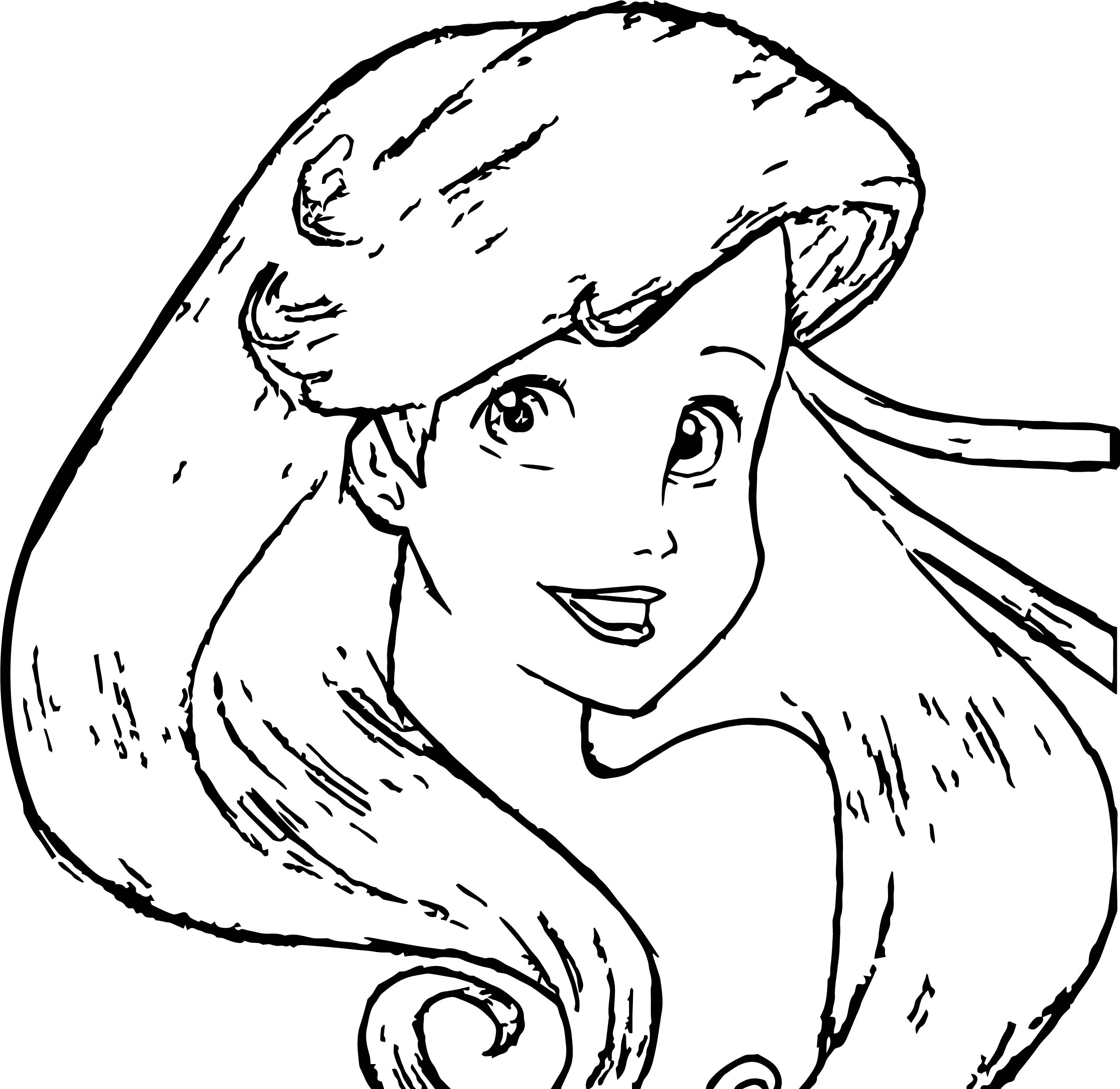 Disney Princess Ariel The Little Mermaid Coloring Page 2559x2489 Disney Princess Ariel The Little Mermaid Coloring Page