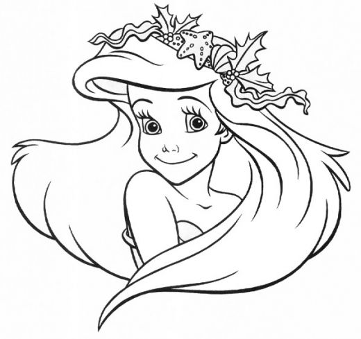 Free Little Mermaid Coloring Pages Coloring Sheets! 520x489 Free Little Mermaid Coloring Pages Coloring Sheets!