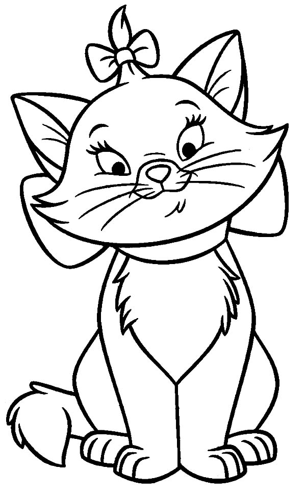 Aristocats Marie Coloring Pages Color Bros 600x975 Aristocats Marie Coloring Pages Color Bros