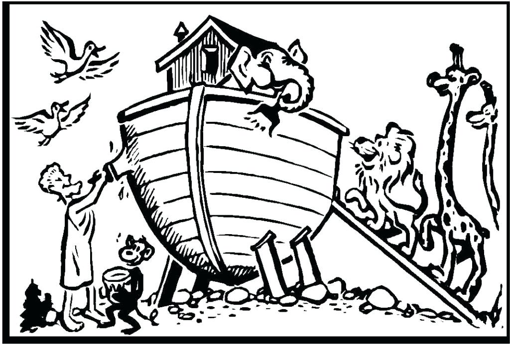 1024x692 Noahs Ark Coloring Page Noah Ark Coloring Page Coloring Pages
