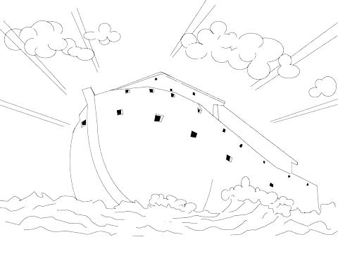 480x360 Noahs Ark Para Colorear Colorear Ark Para Click To See Printable