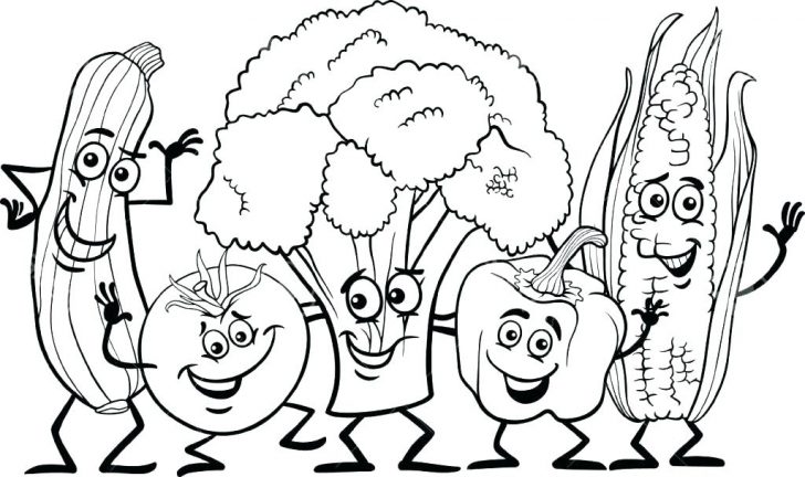 Snack Food Coloring Pages 728x432 Snack Food Coloring Pages