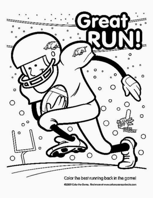 510x656 Football Coloring Pages Free 1891 Sports Coloring
