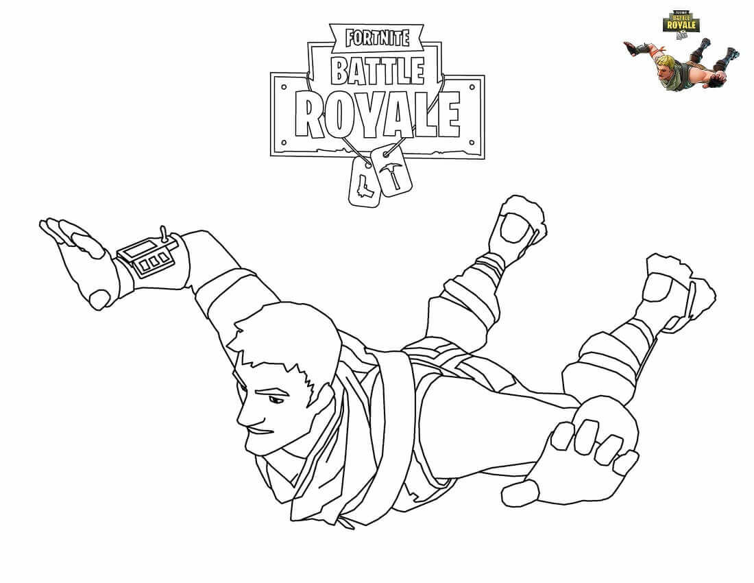 1100x850 Free Printable Fortnite Coloring Pages