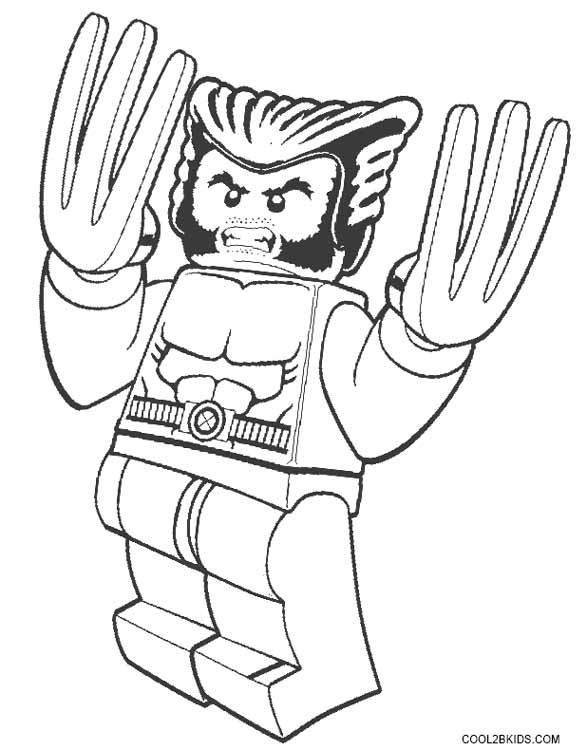 587x750 Printable Wolverine Coloring Pages For Kids Cool2bkids Inside