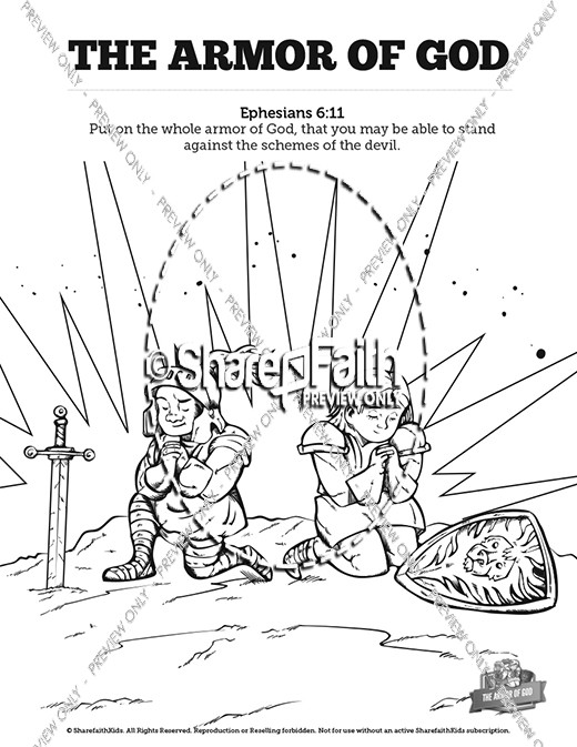 Ephesians 6 The Armor Of God Sunday School Coloring Pages Sunday 520x673 Ephesians 6 The Armor Of God Sunday School Coloring Pages Sunday