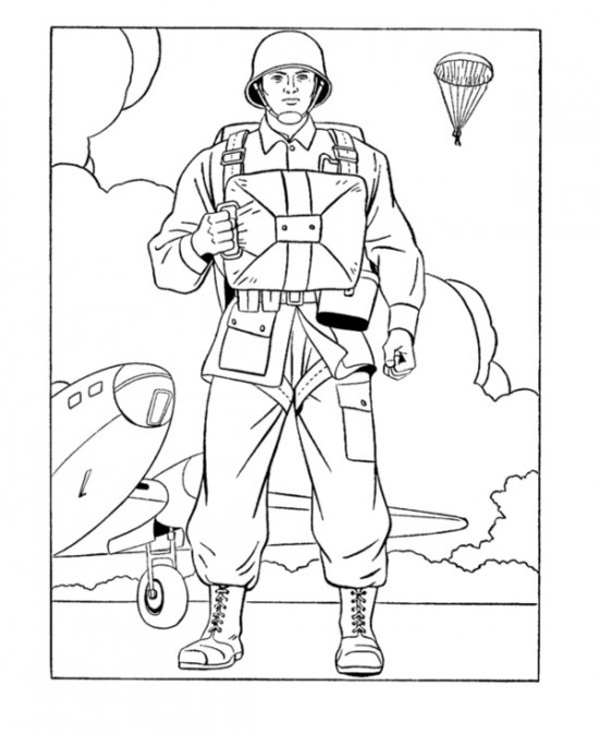 550x672 Army Men Coloring Pages Color Bros