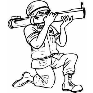 300x300 Army Coloring Pages For Boys