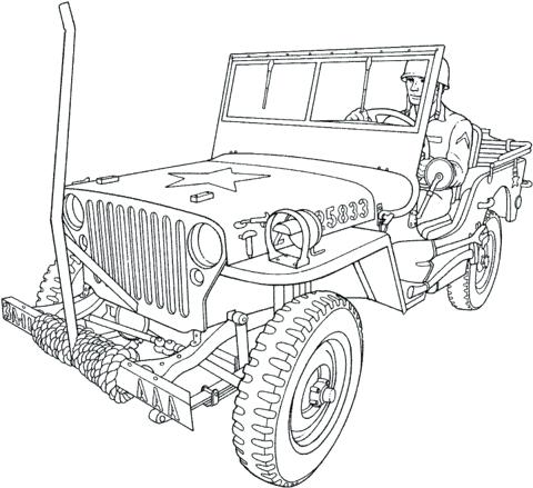 480x439 Army Truck Coloring Pages Click To See Printable Version Of Us
