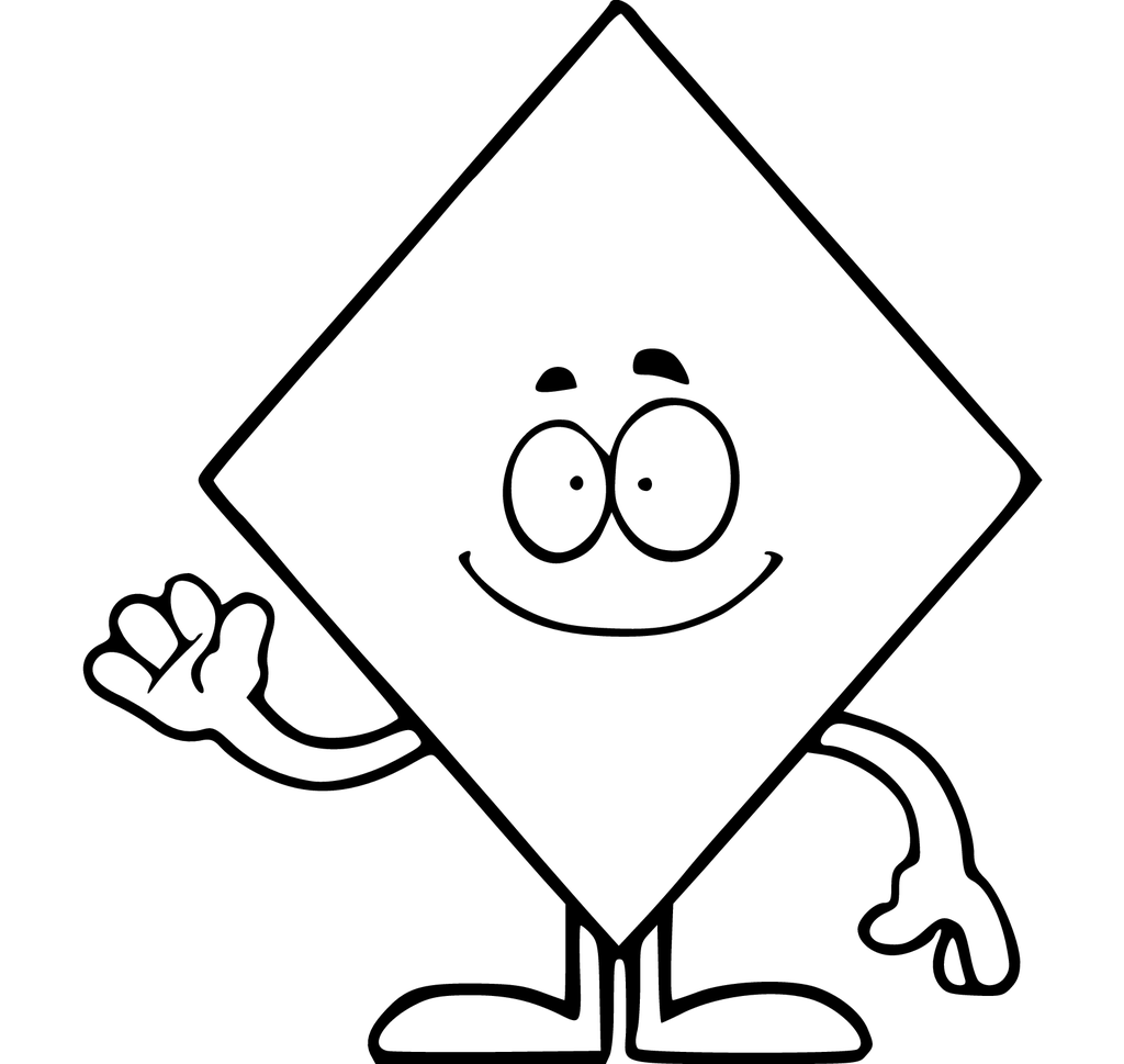 Shapes Coloring Pages Download Free Printable Kids Tracing Diamond 1024x969 Shapes Coloring Pages Download Free Printable Kids Tracing Diamond