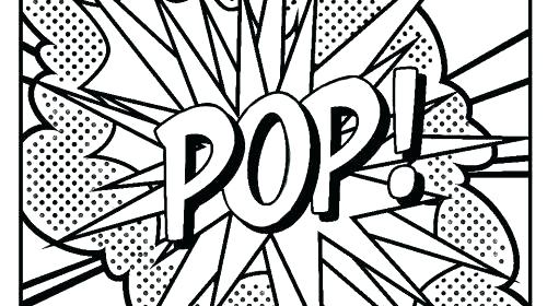500x280 Free Pop Art Coloring Pages Art Coloring Pages Printable Pop Art