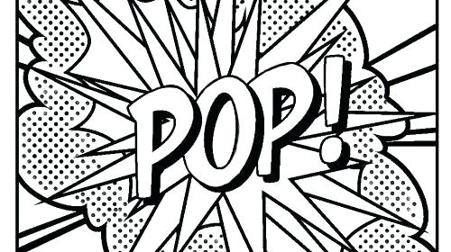 500x280 Pop Art Coloring Pages Printable Coloring Page