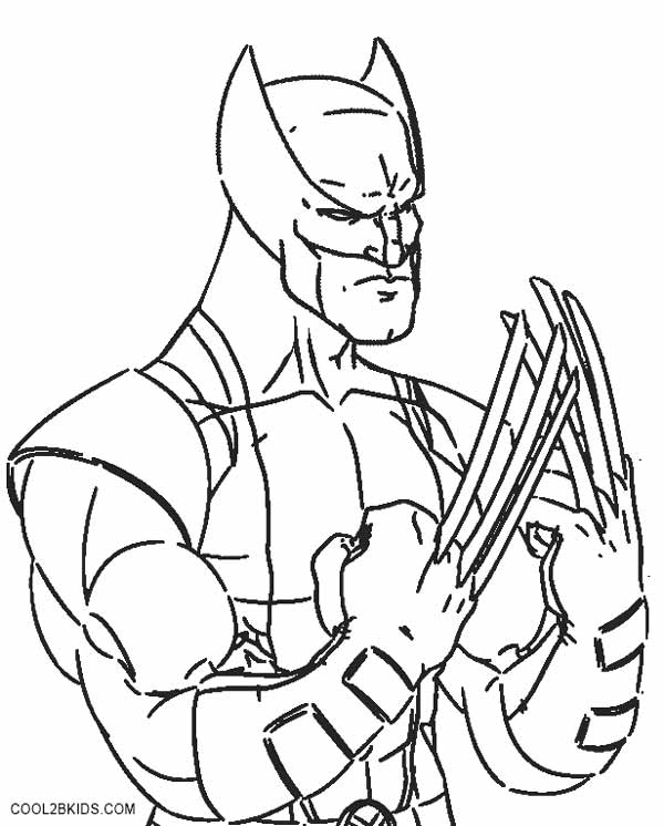 Printable Wolverine Coloring Pages For Kids Cool2bkids 600x746 Printable Wolverine Coloring Pages For Kids Cool2bkids