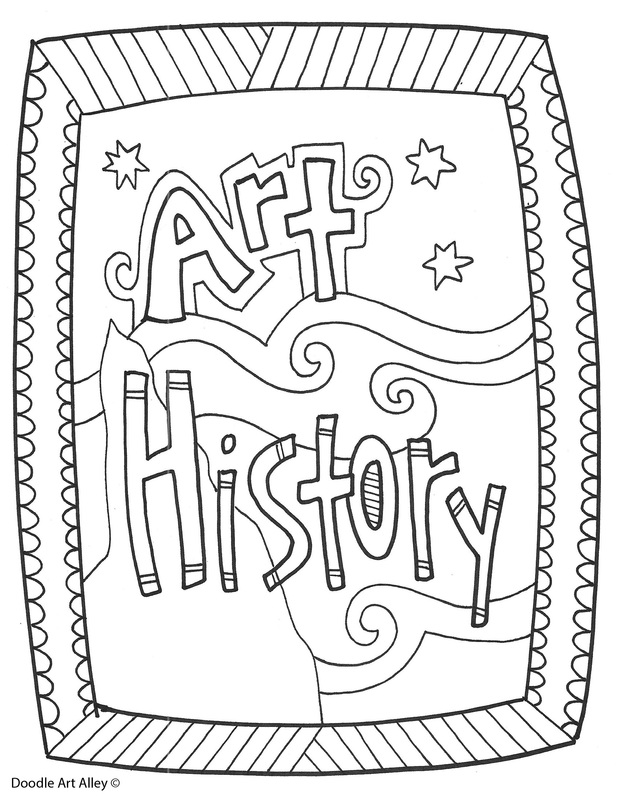 The Arts Coloring Pages And Printables 618x800 The Arts Coloring Pages And Printables