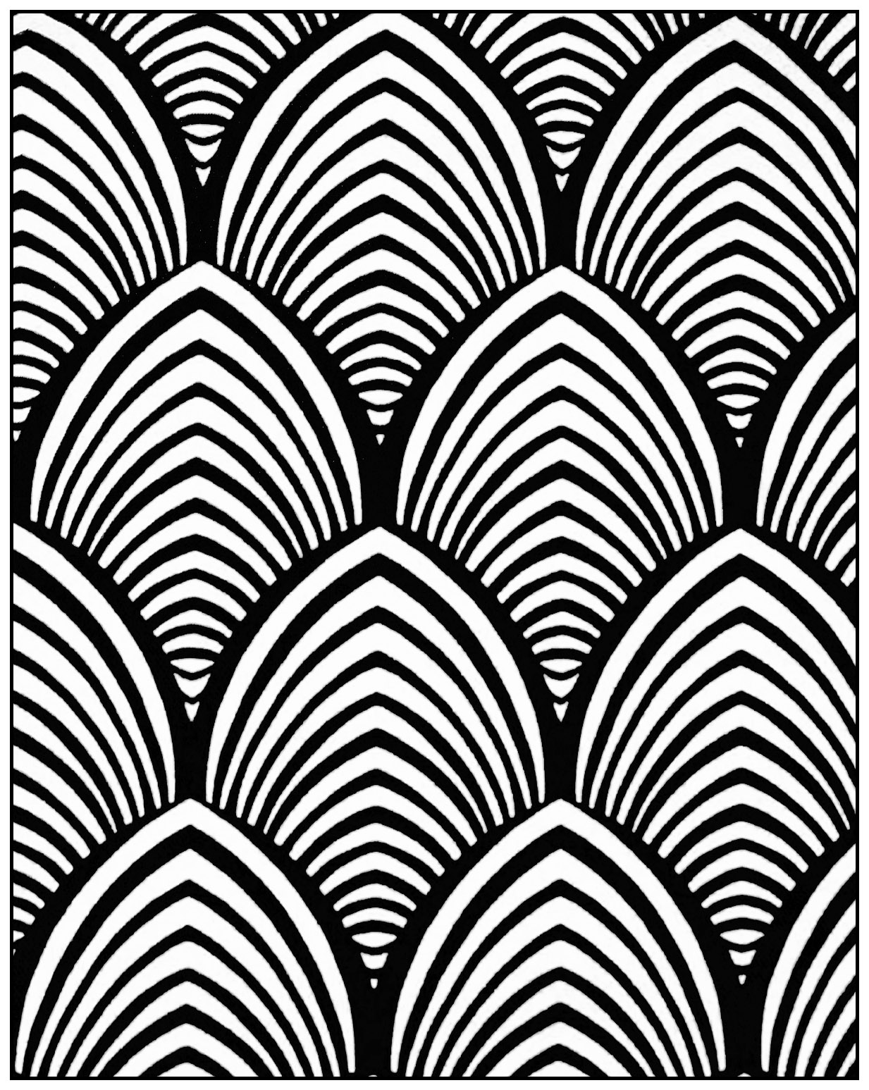 Geometric Patterns Art Deco 4 1233x1547 Geometric Patterns Art Deco 4