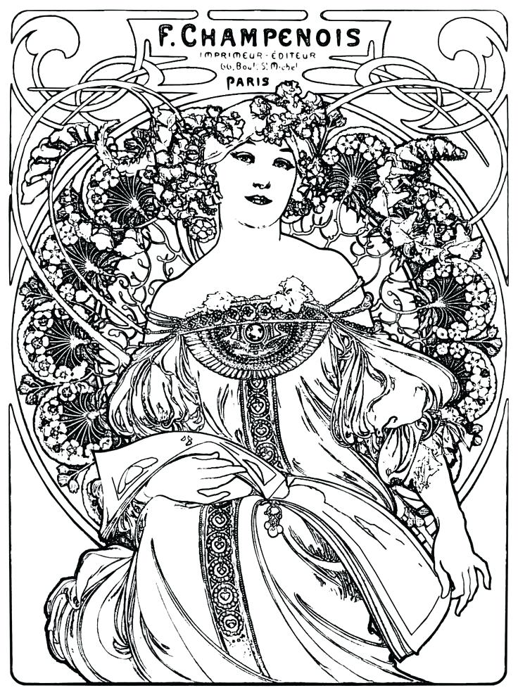 Art Deco Coloring Pages at GetColorings.com | Free printable colorings ...