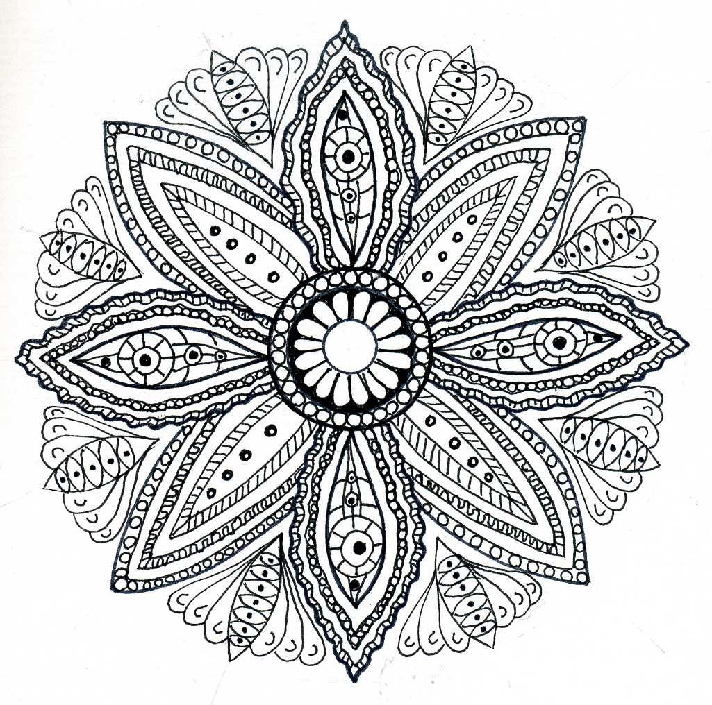 1025x1016 Elegant Mandala Coloring Pages Art Therapy On Is Fun