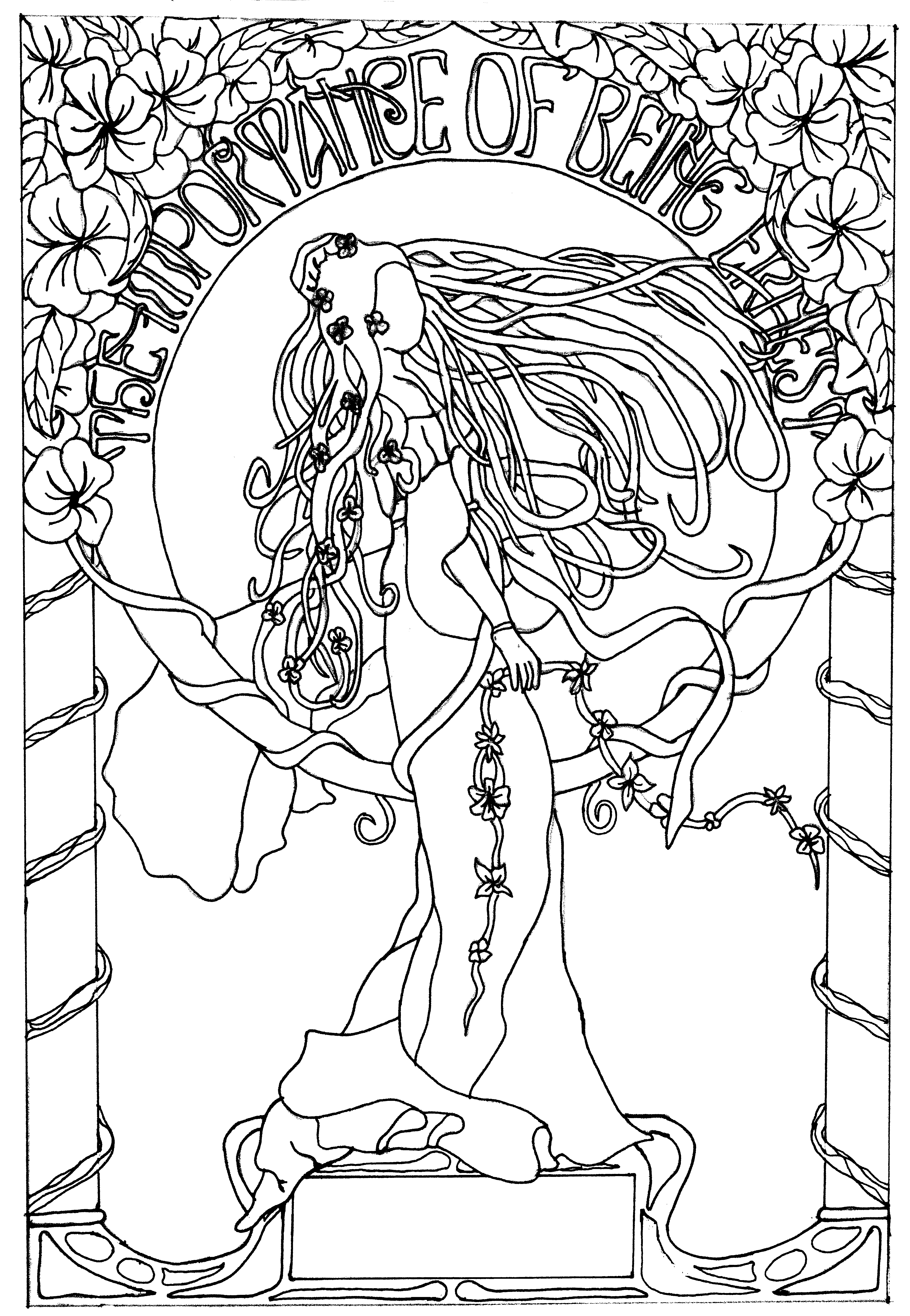 Dessin Inspiration Art Nouveau 4643x6716 Dessin Inspiration Art Nouveau