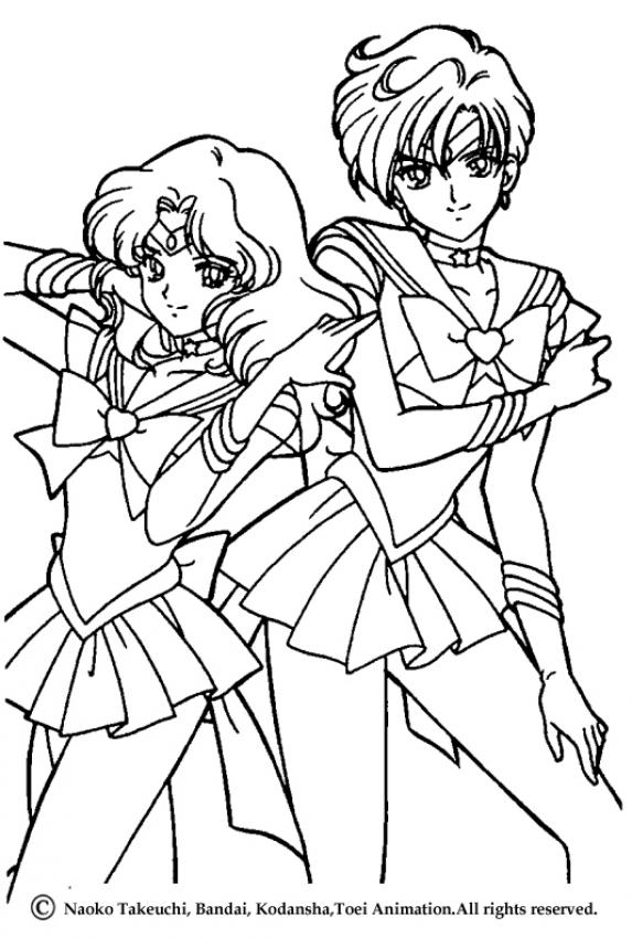 573x850 Cats Artemis And Diana Coloring Pages