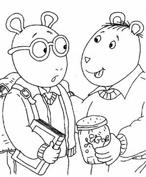 300x363 Arthur And Friends 2 Arthur And Friends Coloring Book