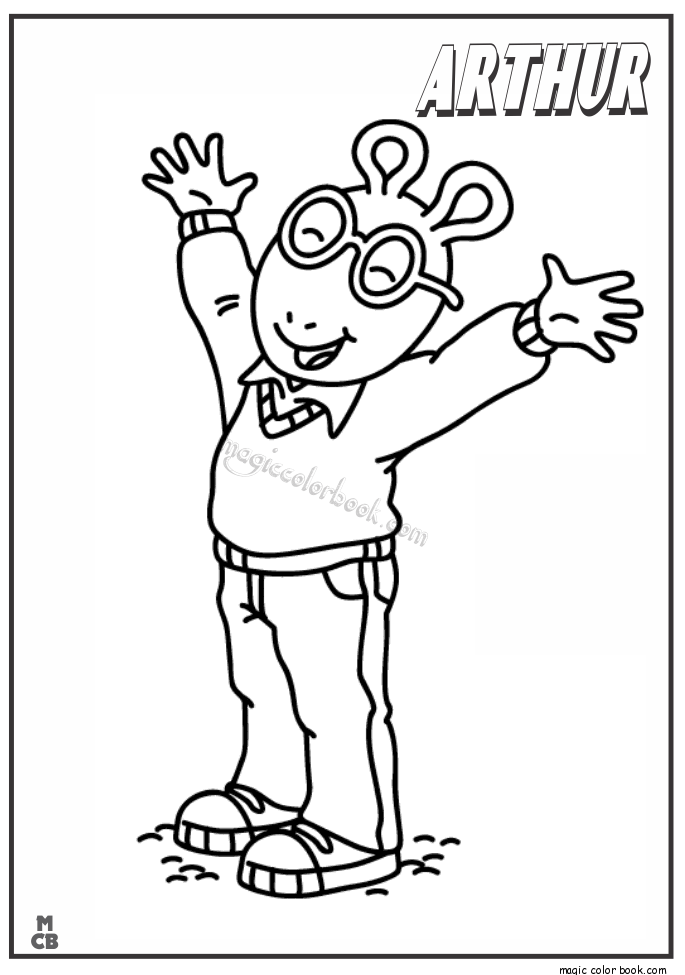 Arthur Coloring Pages 03 685x975 Arthur Coloring Pages 03